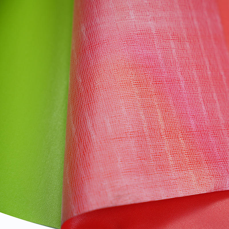 หนังพีวีซีสีสันสดใส 0.4 มม. สำหรับรองเท้า